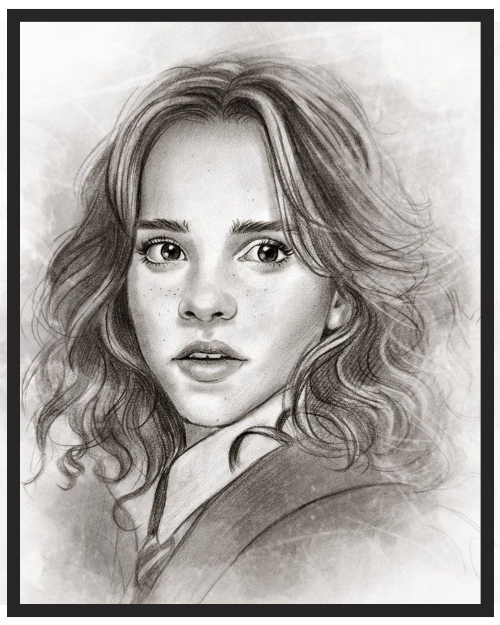 Hermione Granger's Pencil Sketch